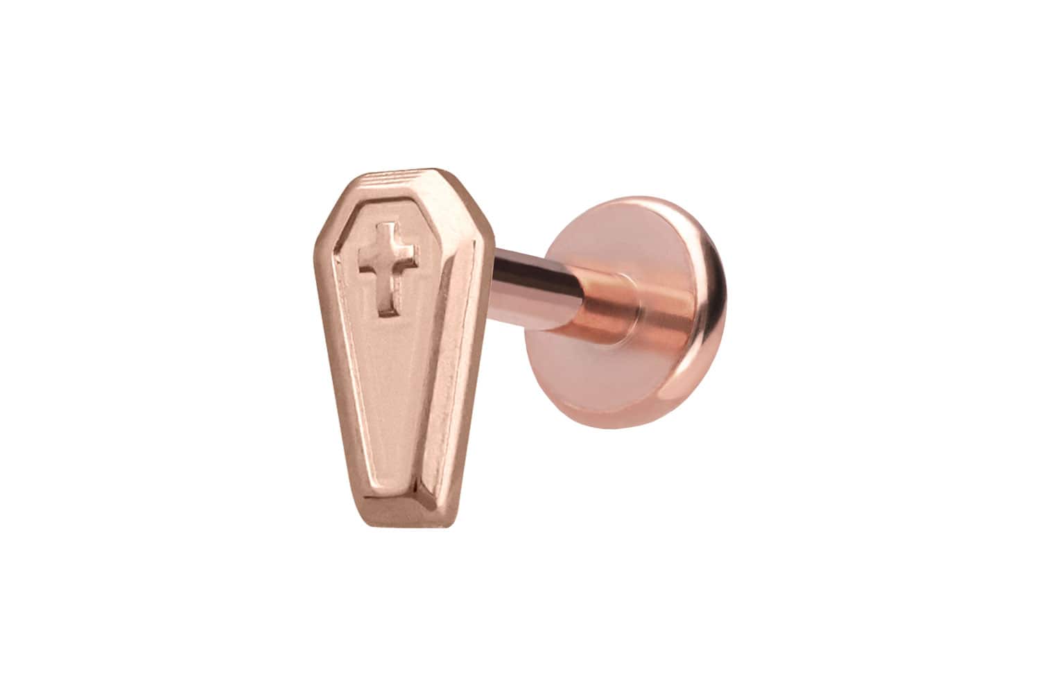 Titan Labret Piercing mit Push Fit SARG